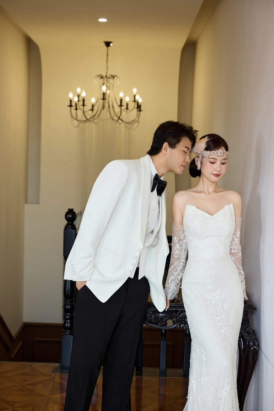 李佳冉与刘安琪的婚纱照 4